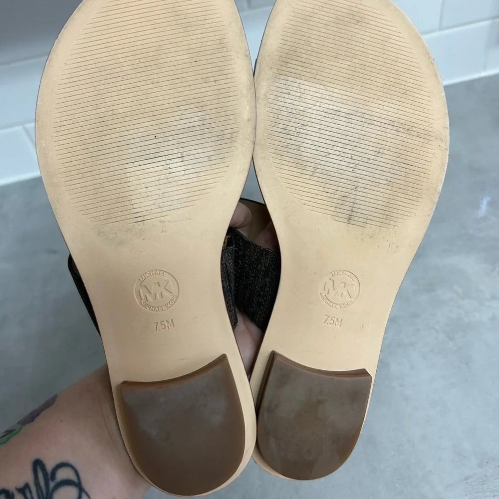 Michael Kors Tan and Brown Sandals - Picture 4 of 4